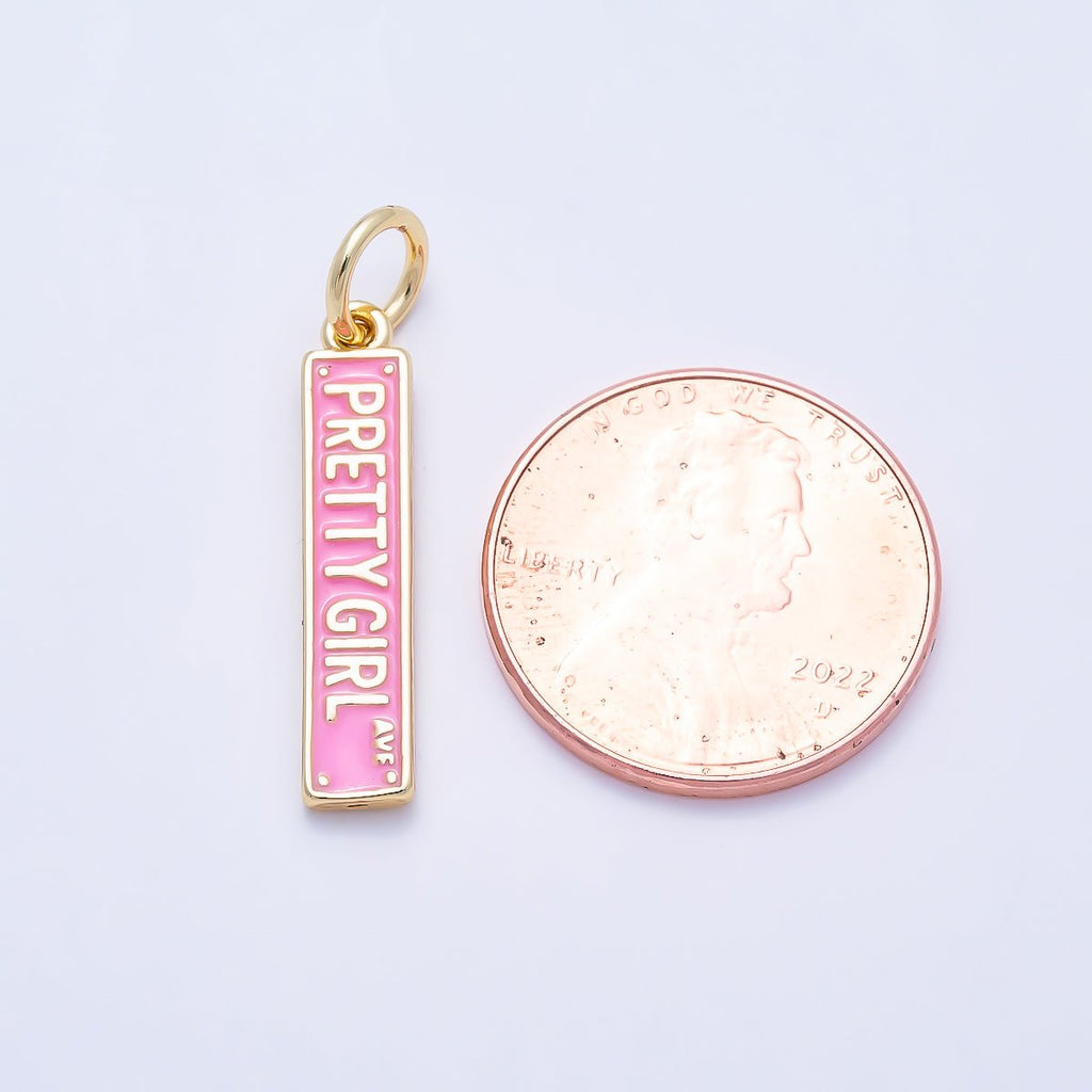 16K Gold Filled Pretty Girl Ave
