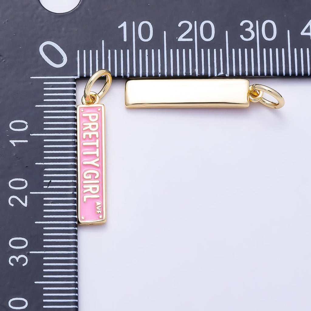 16K Gold Filled Pretty Girl Ave