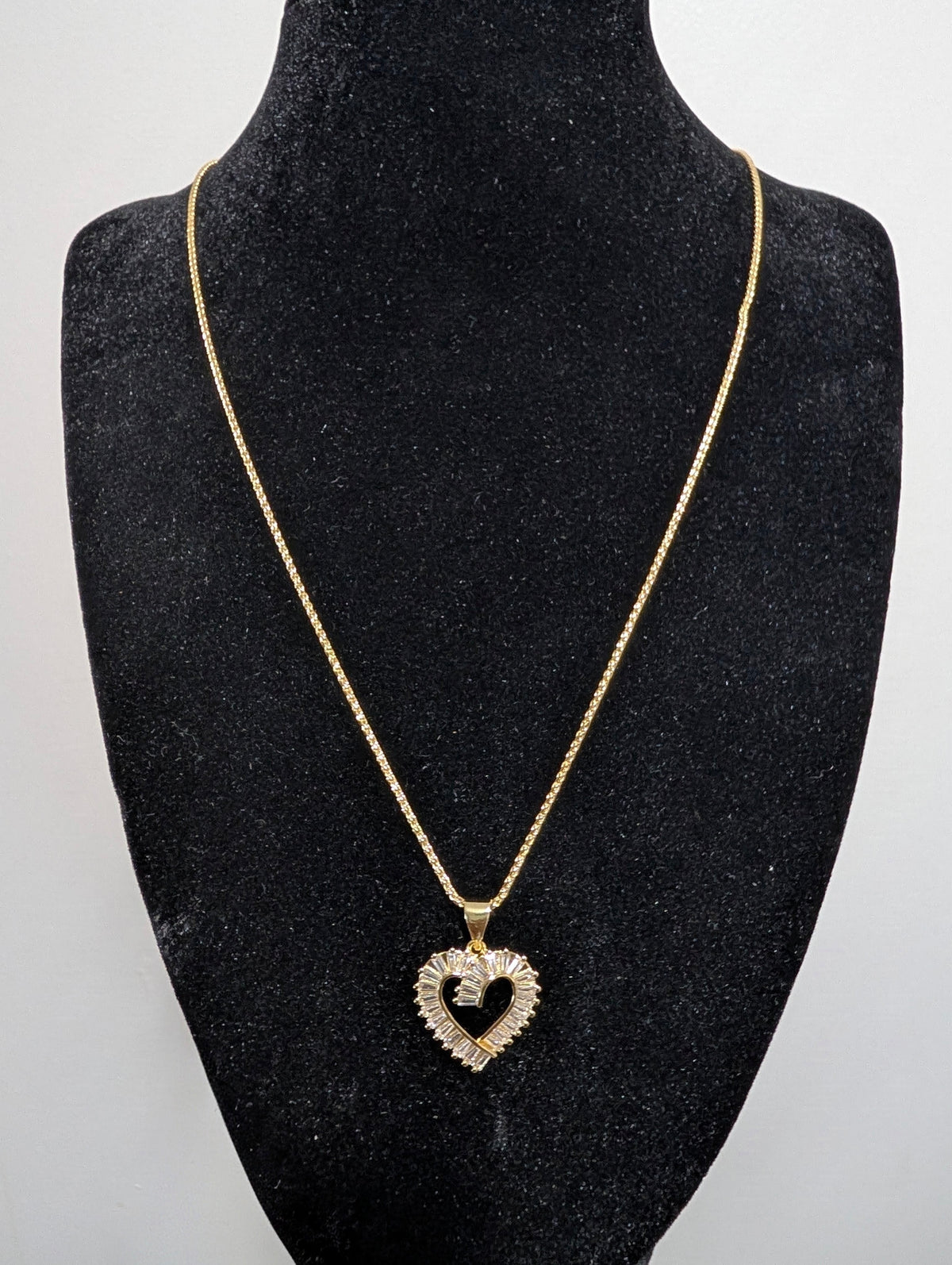 Open Heart Pendant Necklace