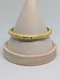 Delicate Gold Floral Enamel Hinge Bracelet | Shimmer & Enamel Collection